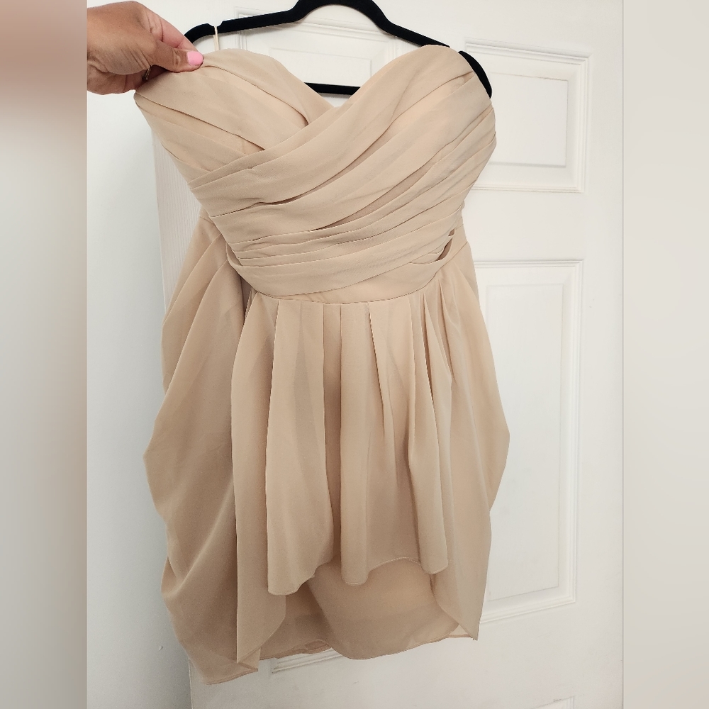 Champagne mini dress